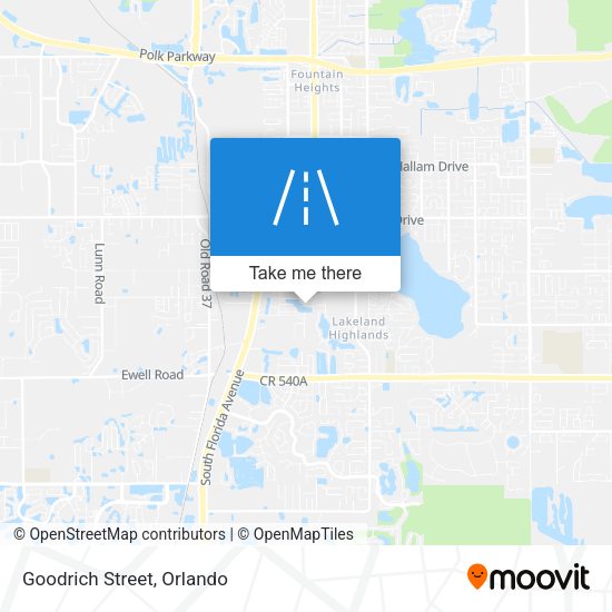 Mapa de Goodrich Street
