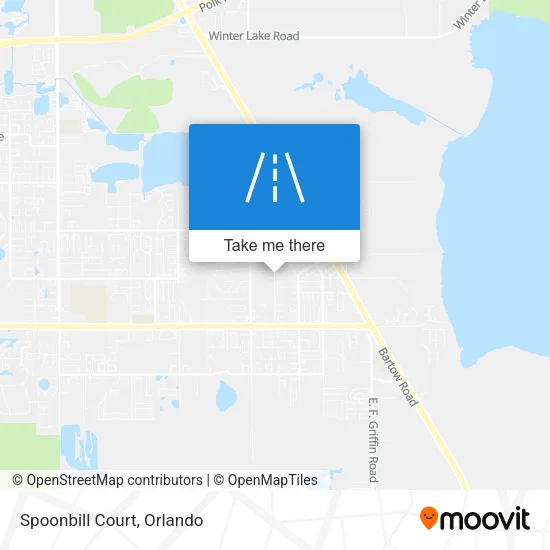 Mapa de Spoonbill Court