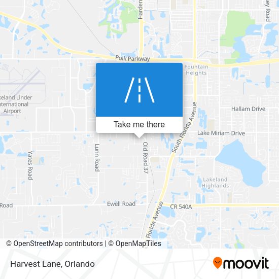 Mapa de Harvest Lane