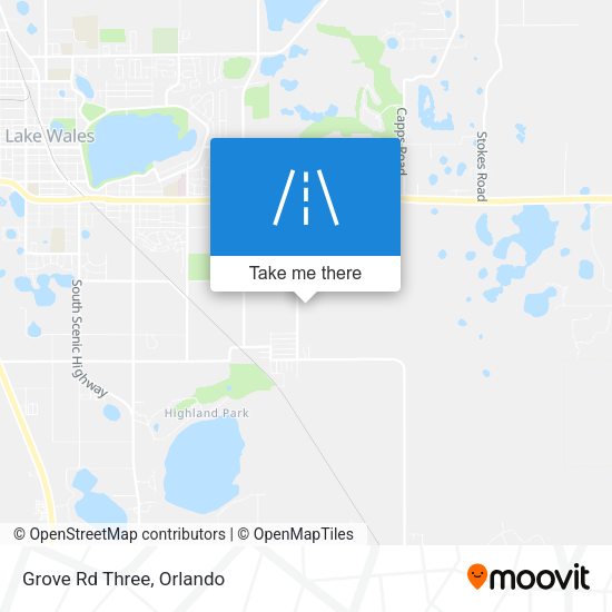 Mapa de Grove Rd Three