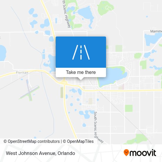West Johnson Avenue map