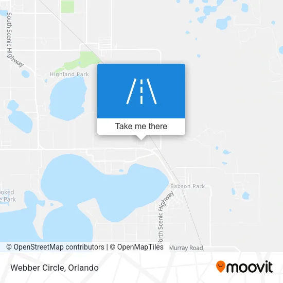 Webber Circle map