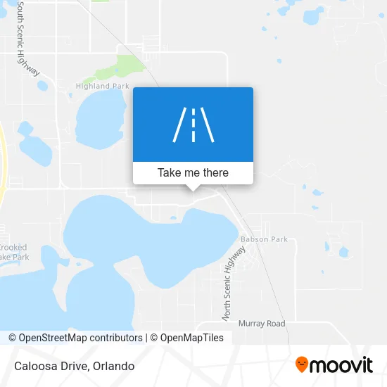 Caloosa Drive map