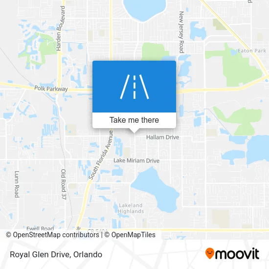 Royal Glen Drive map