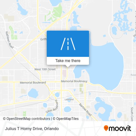 Mapa de Julius T Horny Drive