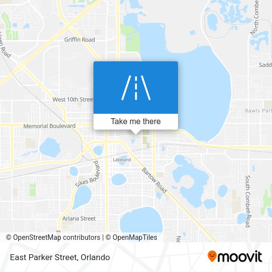 Mapa de East Parker Street