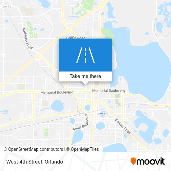 Mapa de West 4th Street