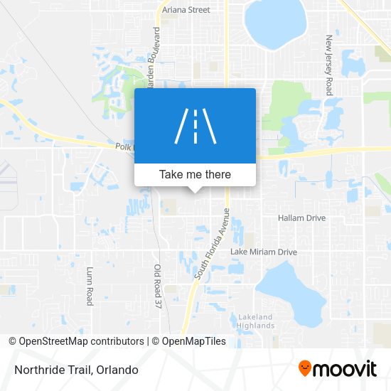 Mapa de Northride Trail