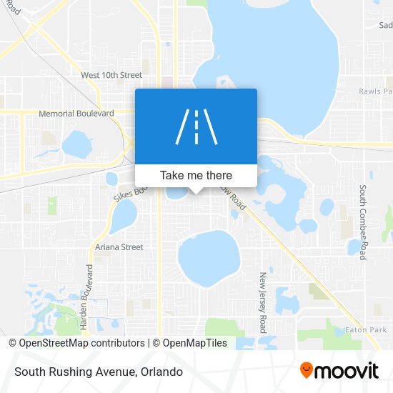 Mapa de South Rushing Avenue