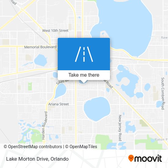 Lake Morton Drive map