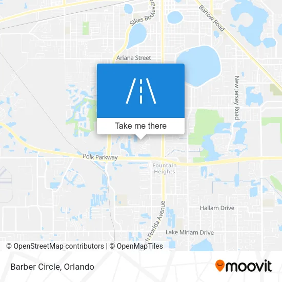 Mapa de Barber Circle