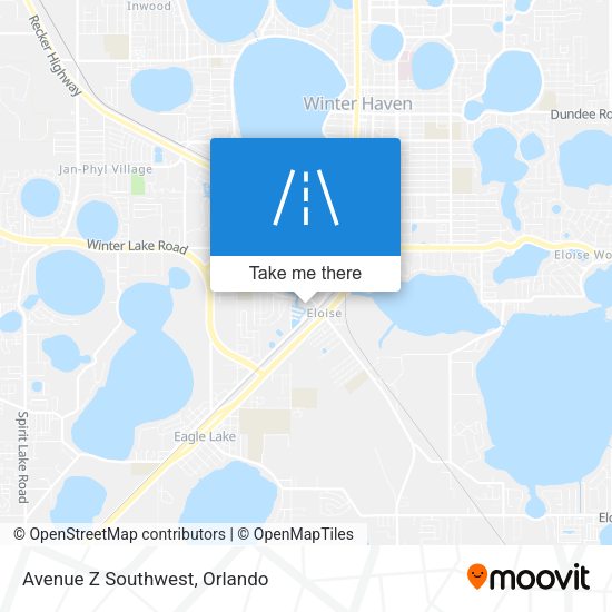 Mapa de Avenue Z Southwest