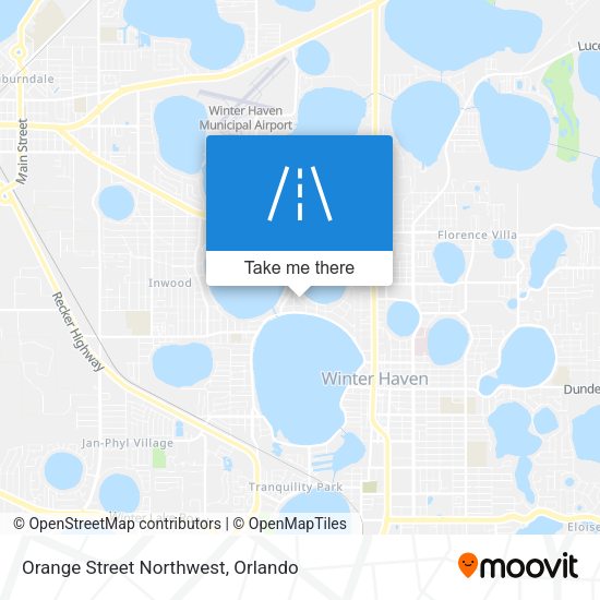 Mapa de Orange Street Northwest