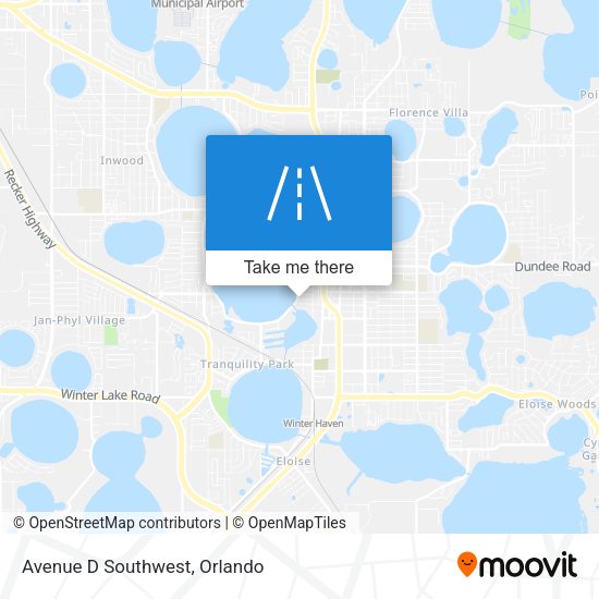 Mapa de Avenue D Southwest