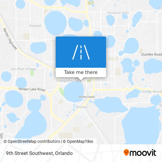 9th Street Southwest map