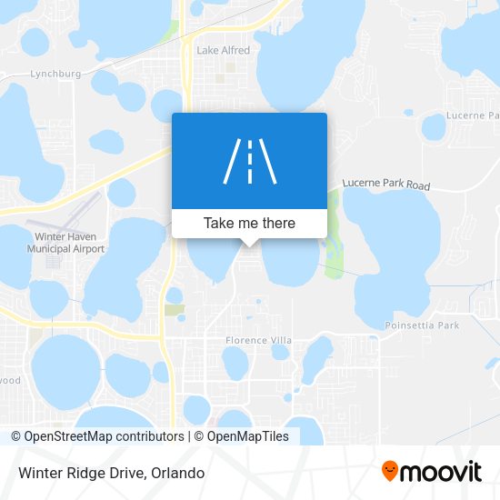 Winter Ridge Drive map