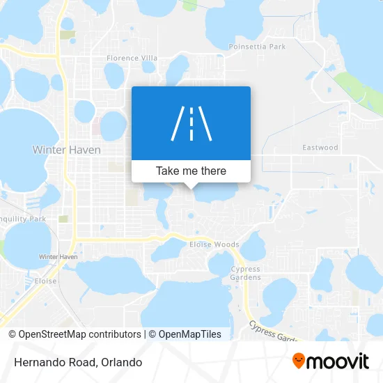 Hernando Road map