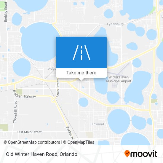 Old Winter Haven Road map