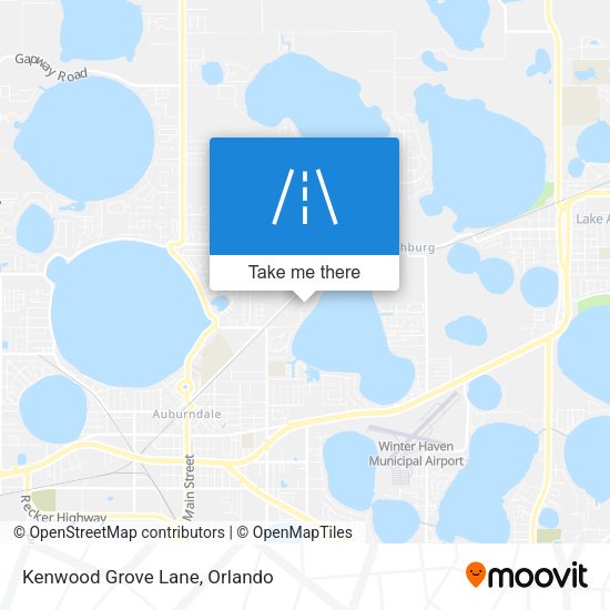Kenwood Grove Lane map
