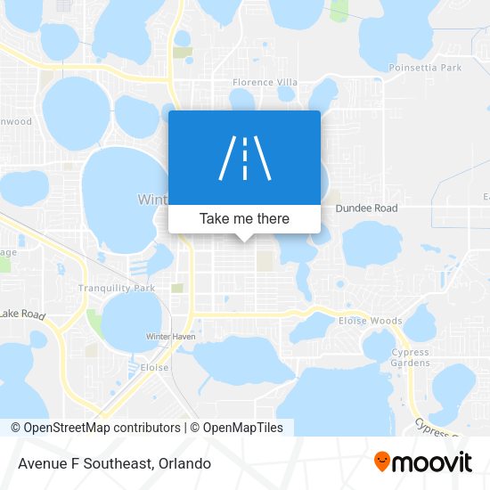 Avenue F Southeast map