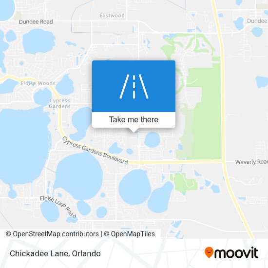 Mapa de Chickadee Lane