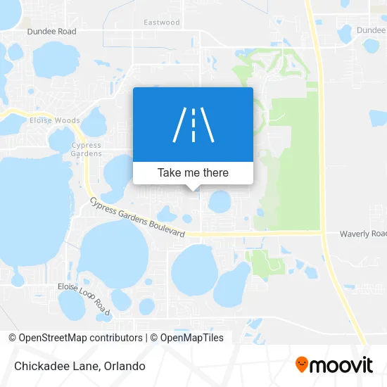 Mapa de Chickadee Lane