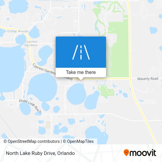 North Lake Ruby Drive map