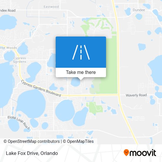 Lake Fox Drive map