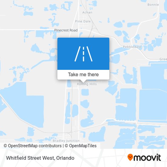 Whitfield Street West map