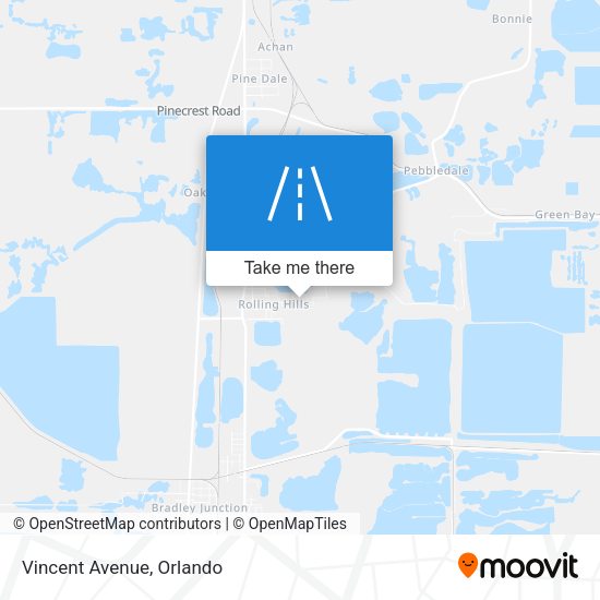 Mapa de Vincent Avenue