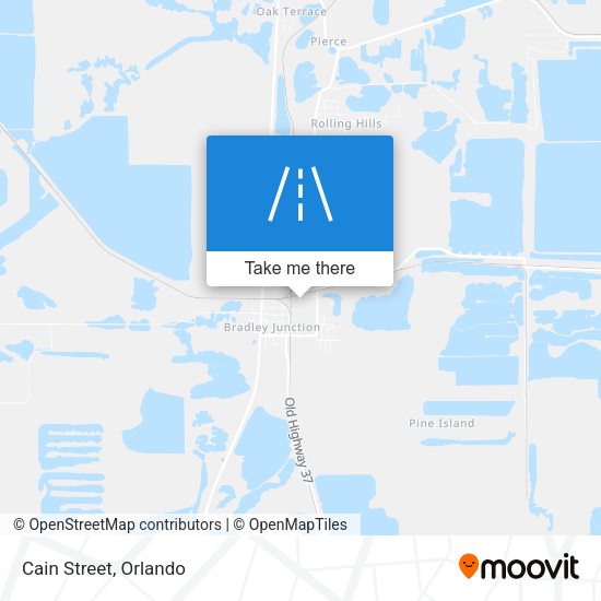 Mapa de Cain Street