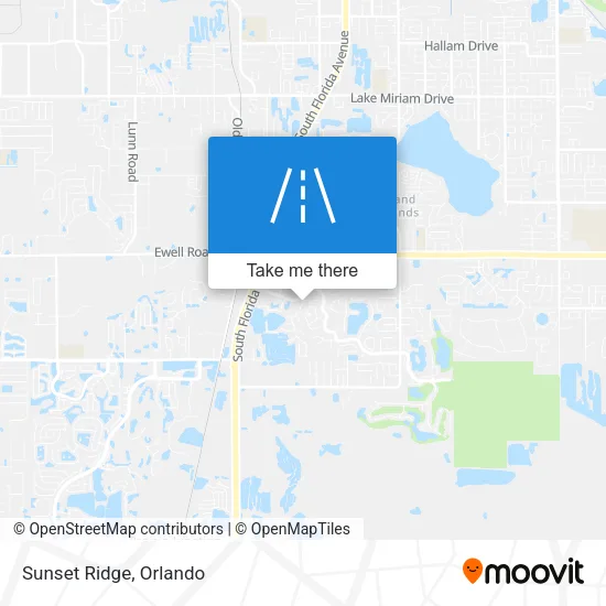 Sunset Ridge map