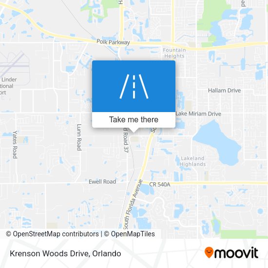 Krenson Woods Drive map