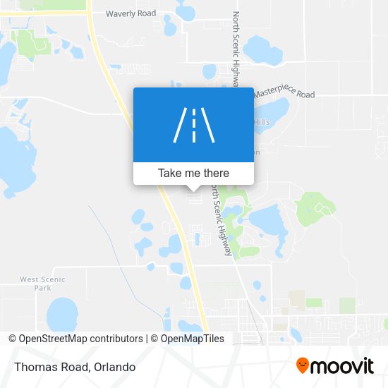 Mapa de Thomas Road