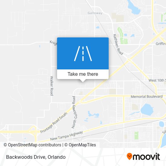 Mapa de Backwoods Drive
