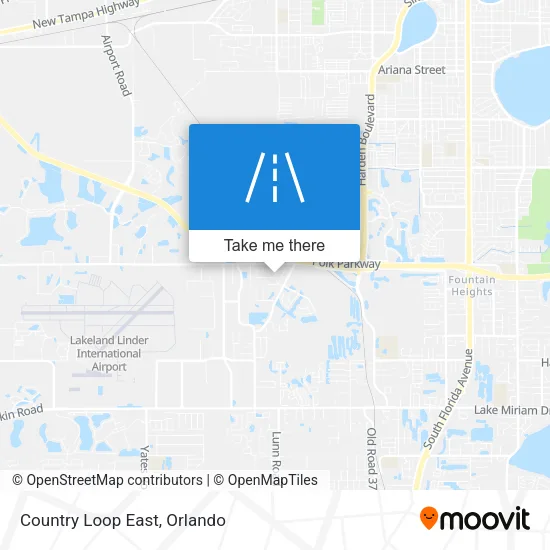 Country Loop East map