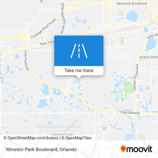 Mapa de Winston Park Boulevard