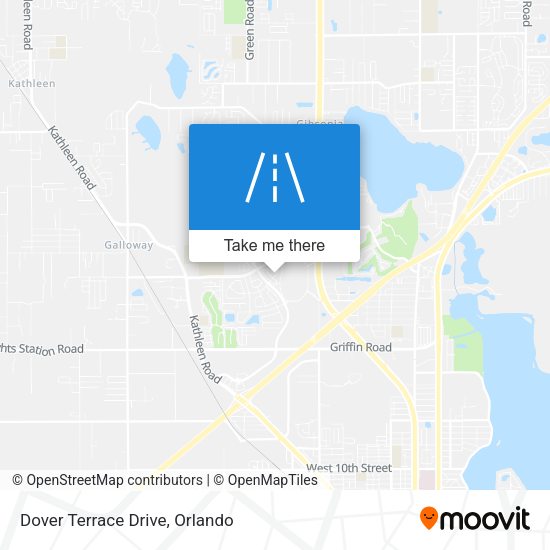 Dover Terrace Drive map
