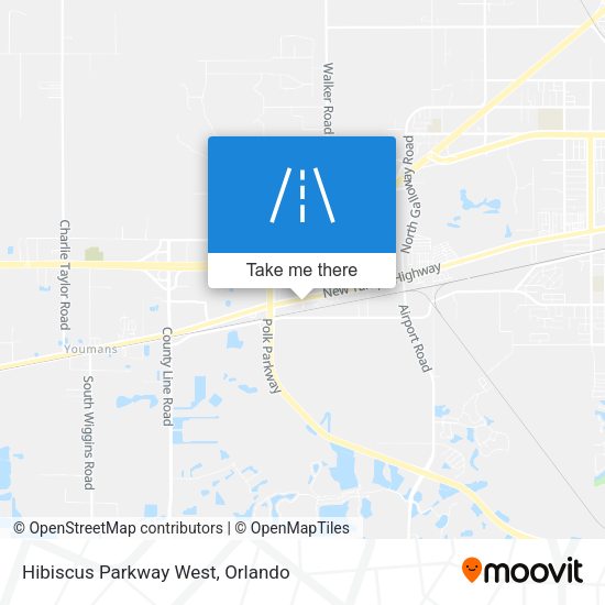 Hibiscus Parkway West map