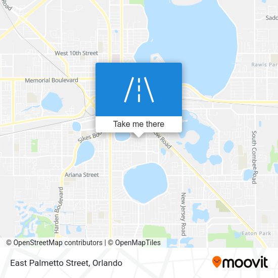 East Palmetto Street map