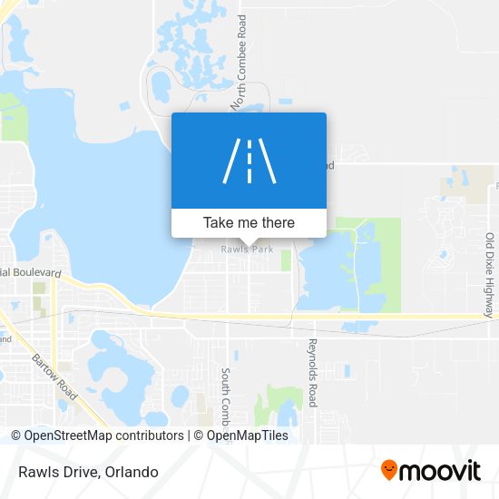 Mapa de Rawls Drive