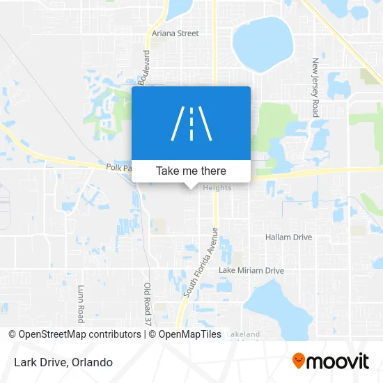 Mapa de Lark Drive