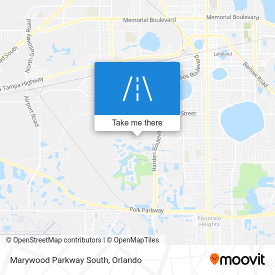 Marywood Parkway South map