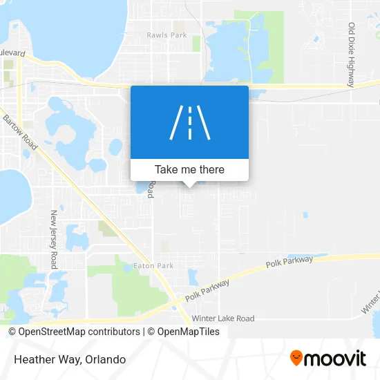 Heather Way map