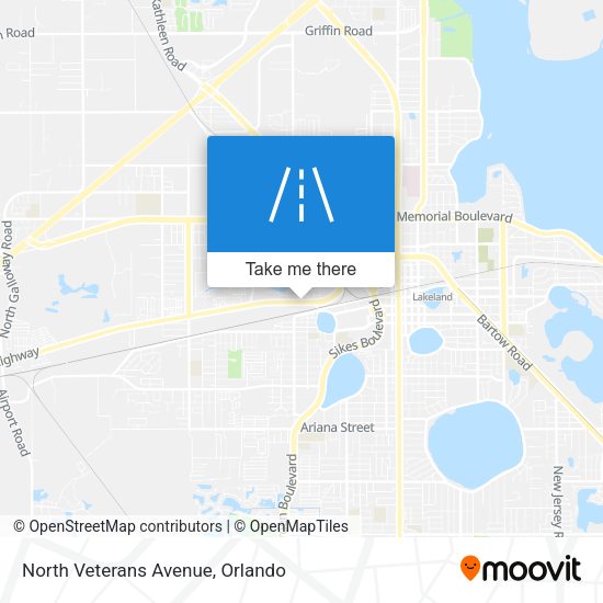 Mapa de North Veterans Avenue