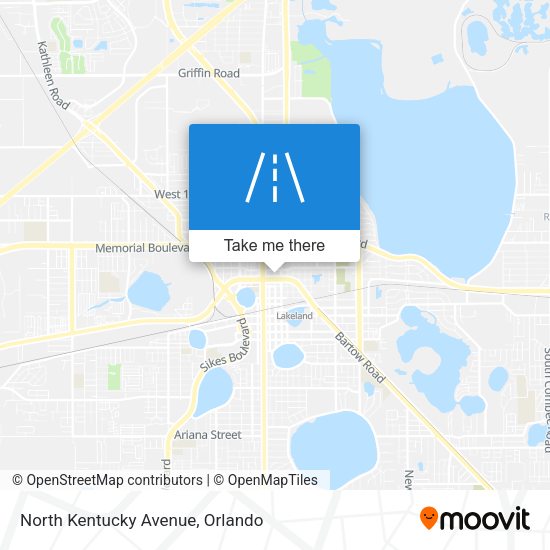 Mapa de North Kentucky Avenue