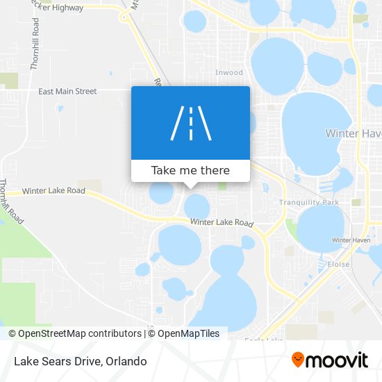Mapa de Lake Sears Drive