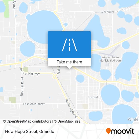 Mapa de New Hope Street