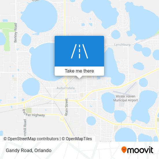 Mapa de Gandy Road