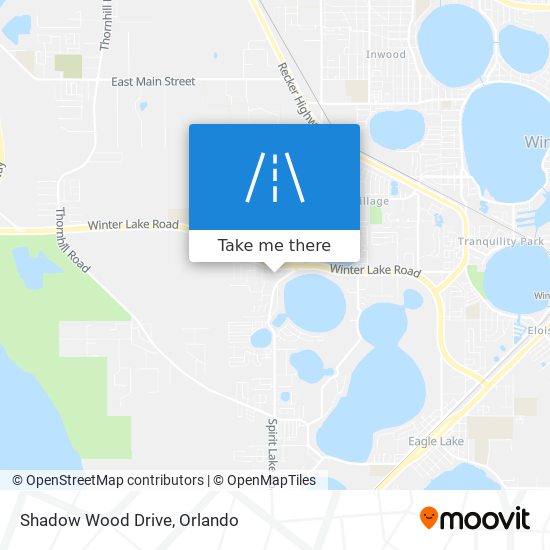 Mapa de Shadow Wood Drive